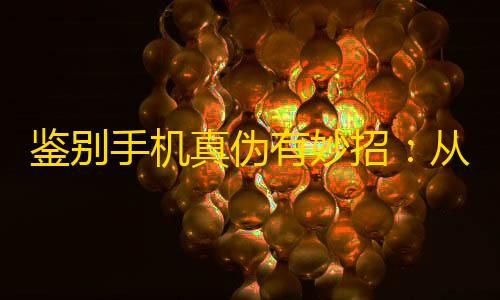 三角洲国际服辅助鉴别手机真伪有妙招：从包装盒到IMEI号逐一排查